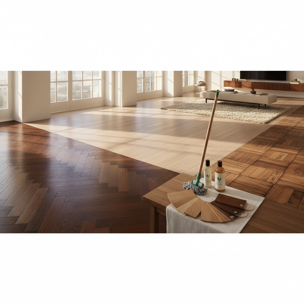 Podłogi drewniane: rodzaje, pielęgnacja i stylowe układanie